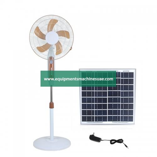 16 inch Rechargeable Solar Table Fan With Solar Panel