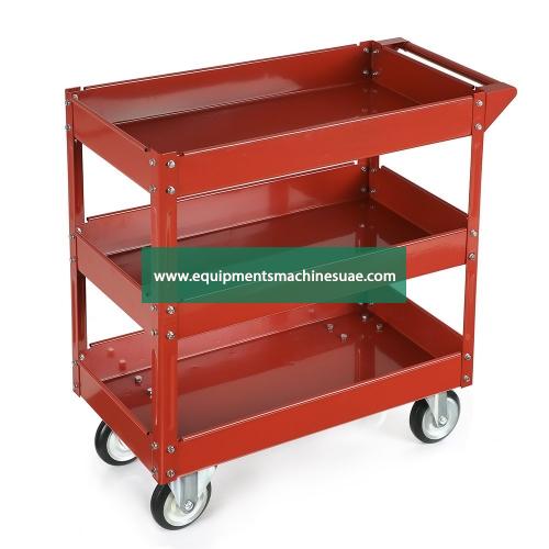 3 Shelves Steel Tool Cart
