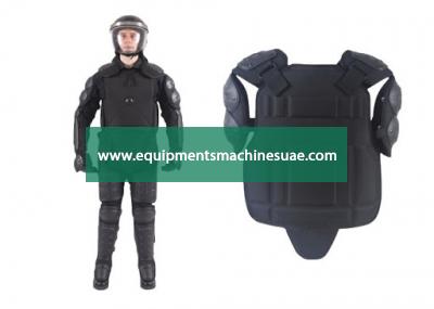 All Black Police Anti Riot Suit With T Baton / Military Riot Control Kit Manufacturers