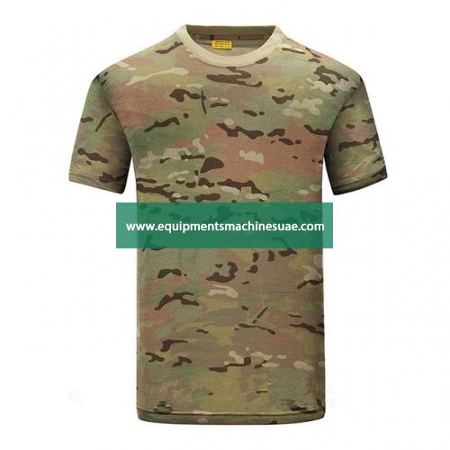 Camouflage Breathable Tactical Army Trainning Combat T Shirt