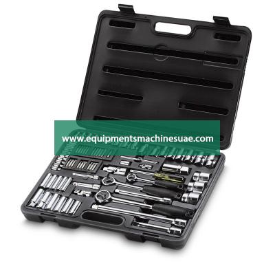 86 PCS 1/4 and 1/2 Drive 6 Point Metric Set