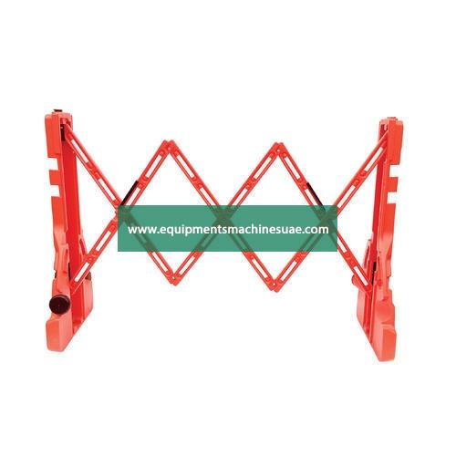 Expandable Plastic Road Safety Barrier