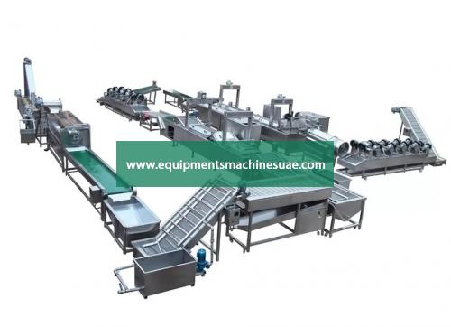 French Fries with Potato Chips Production Line