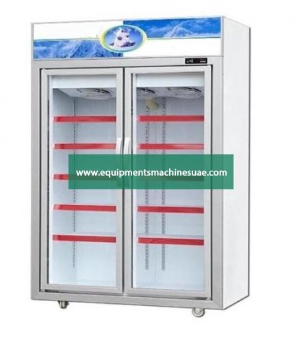 Glass Door Upright Freezer Drinks Display Fridge