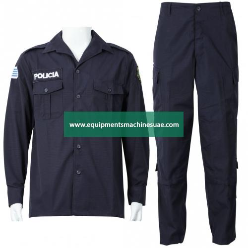 Navy Blue Military Policia Uniform Police Suit