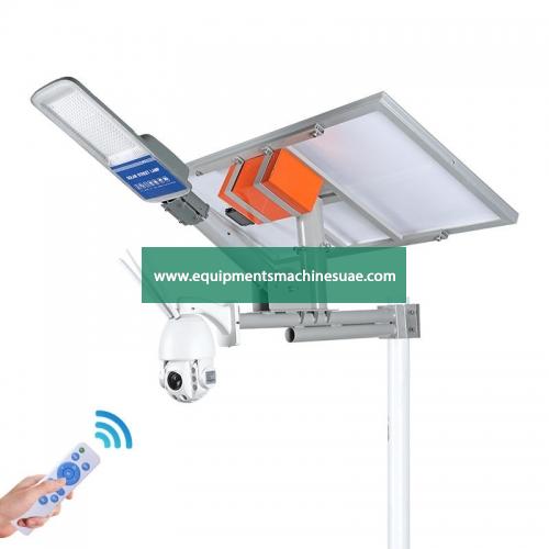 Remote Wireless Control 80w Solar Street Light with Wifi Cctv Camera