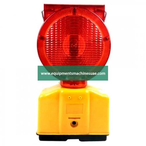 Roadway Safety Red Plastic Traffic Solar Warning Light