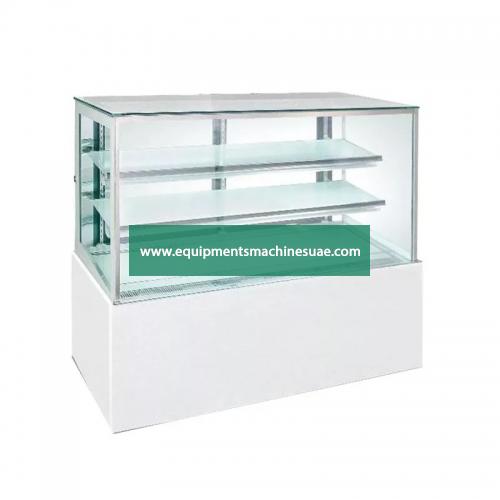 Straight Glass Cake Display Freezer Showcase Cabinet