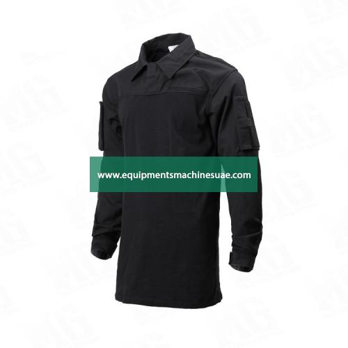 Tactical Mens Black Outdoor Camping Military Combat Shirt