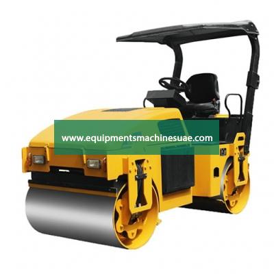 Tandem Drum Full Hydraulic Driven 3 Ton Vibratory Road Roller