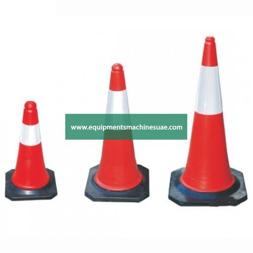Traffic Cone with Heavy Rubber Base